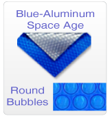 Blue/Aluminum Round