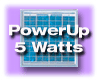 Power Up Photovoltaic Module, Multicrystalline, 5 Watts Model BSP 5-12
