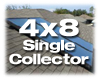 AET AE Collector - Active Solar Water Heater Panel with Mounting Hardware - One 4 x 8 Collector