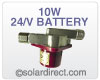 El Sid Solar Circulating Pump, 10W 24 Volt Battery. Stainless Steel Model SID10B24SS *Out of Stock*
