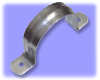 Pipe Clamp<br>For Mounting PVC Piping<br>onto Wall / Roof Applications