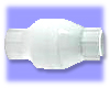 QUANTITY DISCOUNT: Spring Check Valve - PVC 1/2" FPT, Free Shipping, Case: 20 pieces