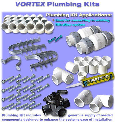  Components  Needed on The Energy Supermarket Knowledge Base    Vortex Plumbing Kit Parts