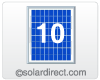 Solartech Photovoltaic Module, Polycrystalline Silicon, 10 Watts, 12 Volts, Model SPM010P