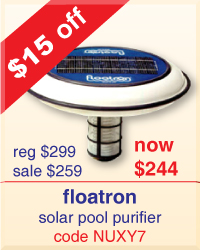 Floatron Solar Pool Purifier