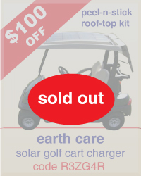 Solar Golf Cart Charger