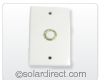 ACT Button Wall Plate for use with D'MAND KONTROL Hard-Wired Buttons - Model BP-W White