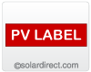 Below 20 Degree F Warning. Solar PV Label Engraved Placard 1.5 x 8 inches