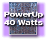 Power Up Photovoltaic Module, Multicrystalline, 40 Watts Model BSP 40-12