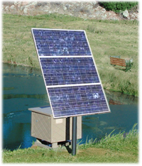solar pond aerator