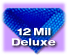 12mil Deluxe Pool Cover Blue-Blue with Round Bubbles