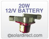 El Sid Solar Circulating Pump, 20W 12 Volt Battery. Stainless Steel Model SID20B12SS *Out of Stock*
