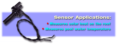 Goldline pool water or roof sensor