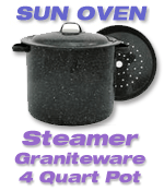 Sun Oven Steamer Pot