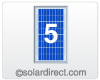 Solartech Photovoltaic Module, Polycrystalline Silicon, 5 Watts, 12 Volts, Model SPM005P