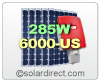 SolarWorld Grid-Tie Solar Electric System with 285W Panels & Sunny Boy 6000TL-US Central Inverter. 3.42 to 7.98 kW. FREE SHIPPING *Out of Stock*